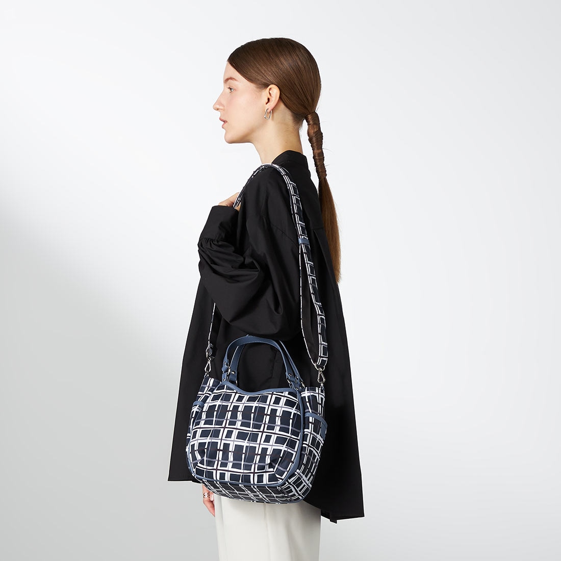 ドローイングチェック2WAYミニトート