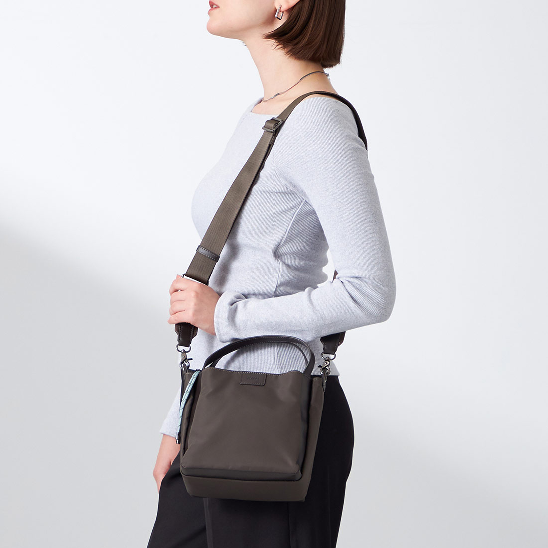 【大人のおしゃれ手帖11月号掲載】市川実和子×Y'SACCS　ナイロンすっきりミニマムトート