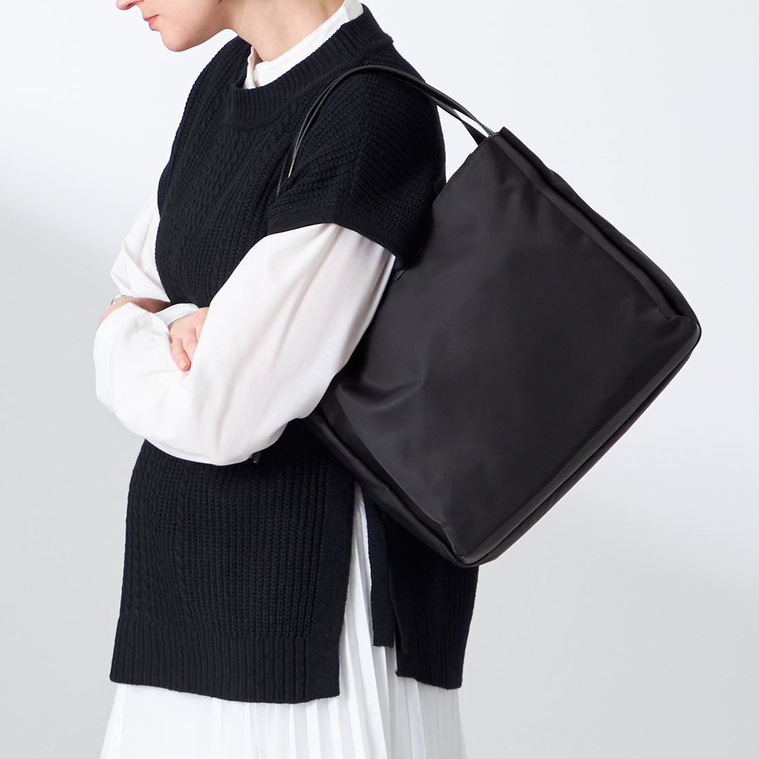 【大人のおしゃれ手帖11月号掲載】市川実和子×Y'SACCS　ナイロンすっきりトート