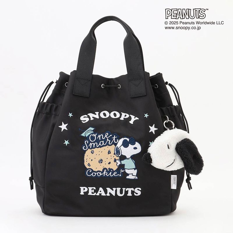 SNOOPYデザイン 2way巾着トート(クッキー)