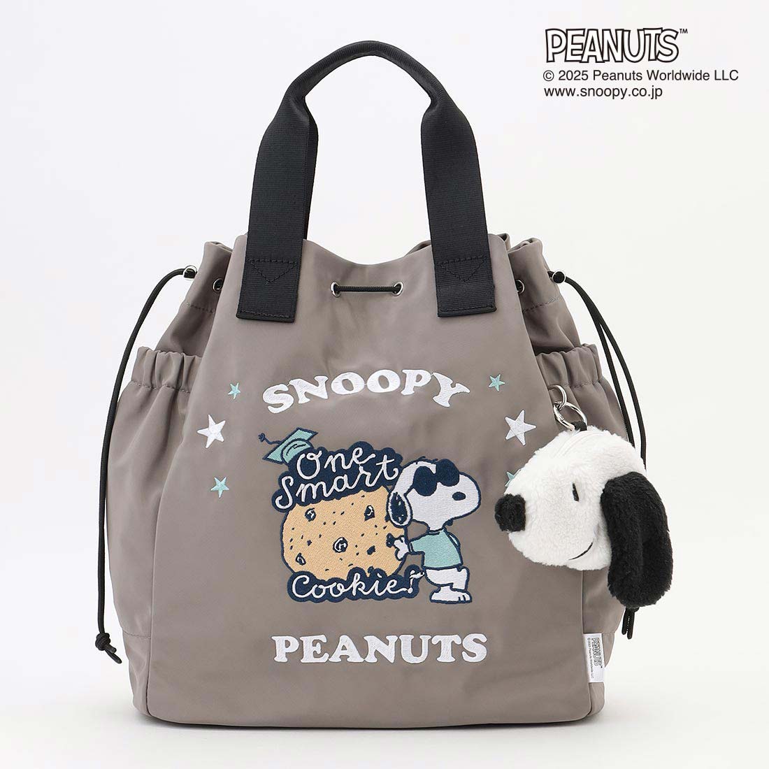 イザック（Y’saccs）/SNOOPYデザイン 2way巾着トート(クッキー） SNOOPYデザイン 2way巾着トート(クッキー）｜Y'SACCS公式通販