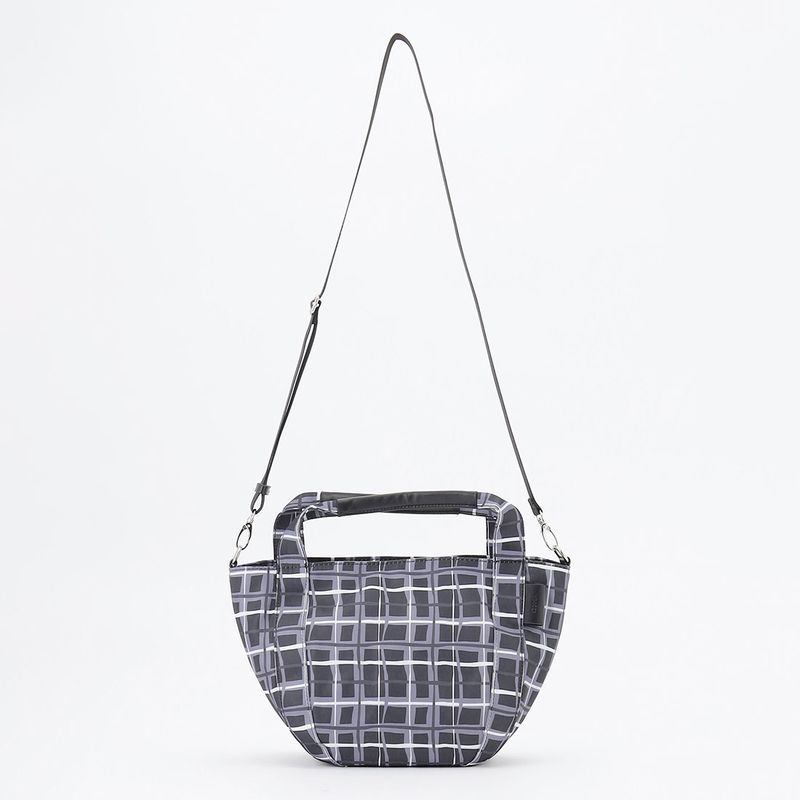 ドローイングチェック撥水2WAYトートバッグ