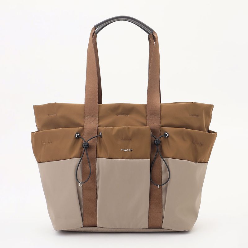 ドローストリング コンビカラービッグトート