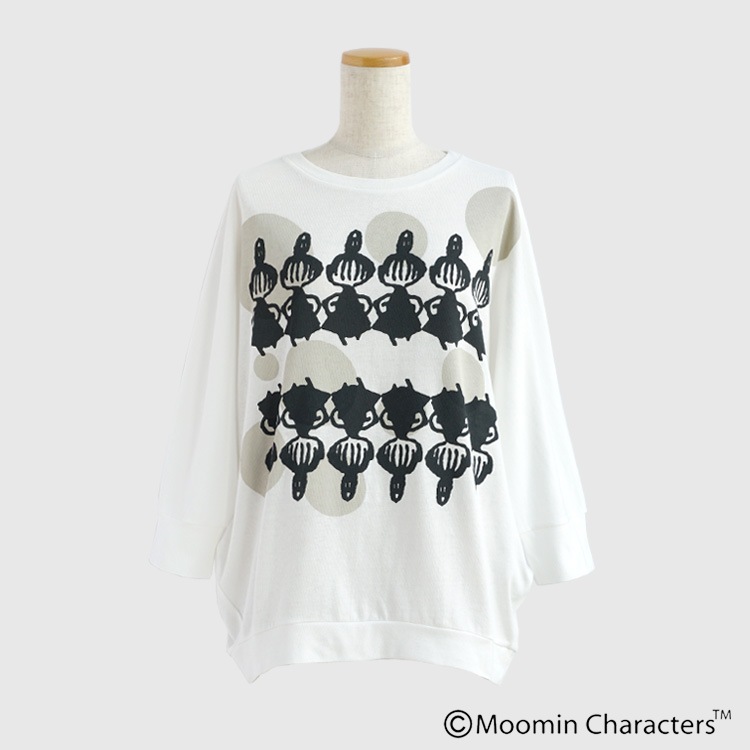 MOOMIN×a part of me.】C/R天竺 プルオーバーシャツ｜Y