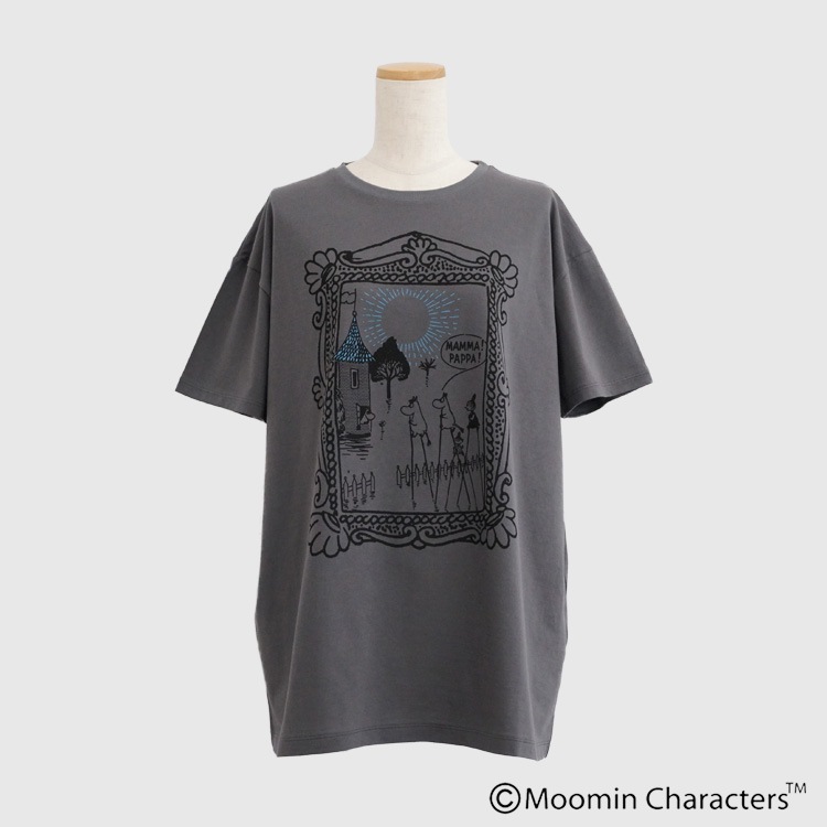 MOOMIN×a part of me.】ソフト天竺フレームSTILTSプリント ビッグT