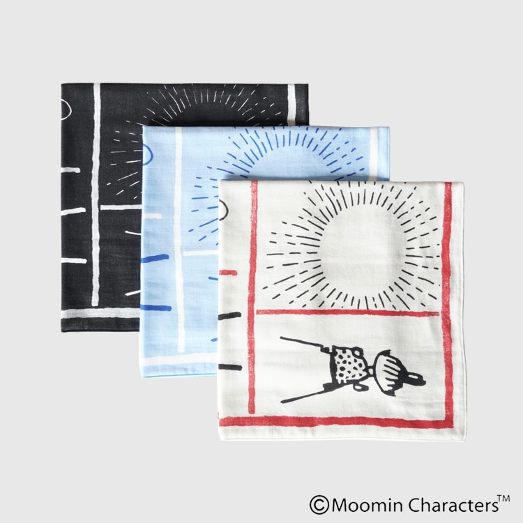 MOOMIN×a part of me.】ガーゼSTILTSパネルプリント バンダナ