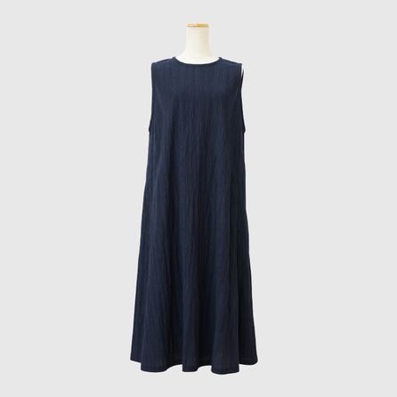 Y's for living ワイズフォーリビング　半袖コットンワンピース Y's for living +fabric furnishings(ワイズフォーリビング