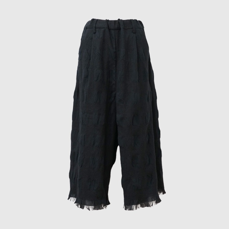 SALE】C/Wシャーリング サルエルパンツ｜Y's for living +fabric