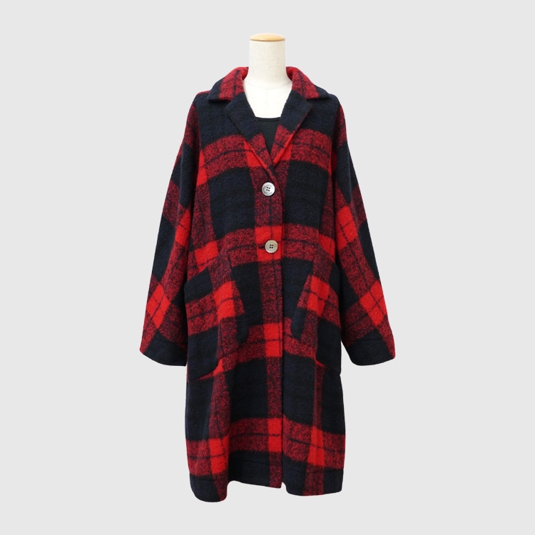 ウール起毛チェック ガウン｜Y's for living +fabric furnishings