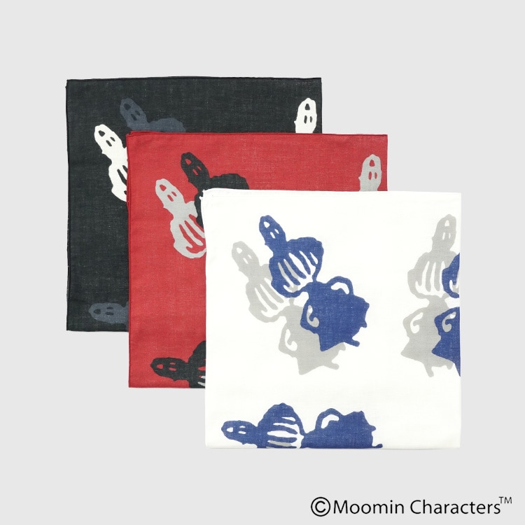 MOOMIN×a part of me.】ガーゼ シャドウリトルミイプリントバンダナ