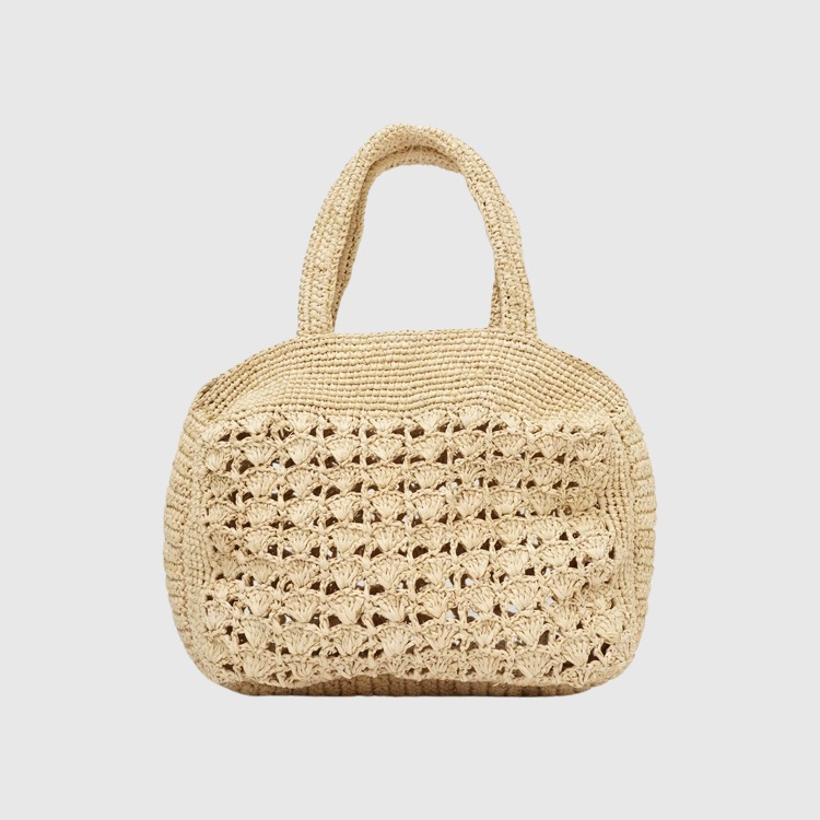 未使用 encachetteラフィアバッグ ラフィア バッグ｜Y's for living +fabric furnishings