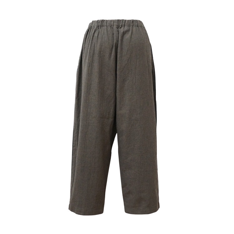 C/Lワッシャーチェック カーブパンツ｜Y's for living +fabric furnishings