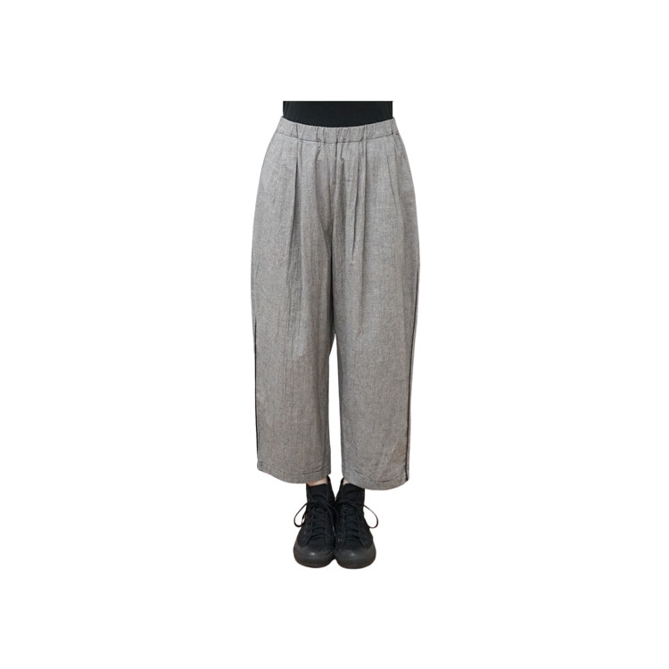 C/Lワッシャーチェック カーブパンツ｜Y's for living +fabric furnishings