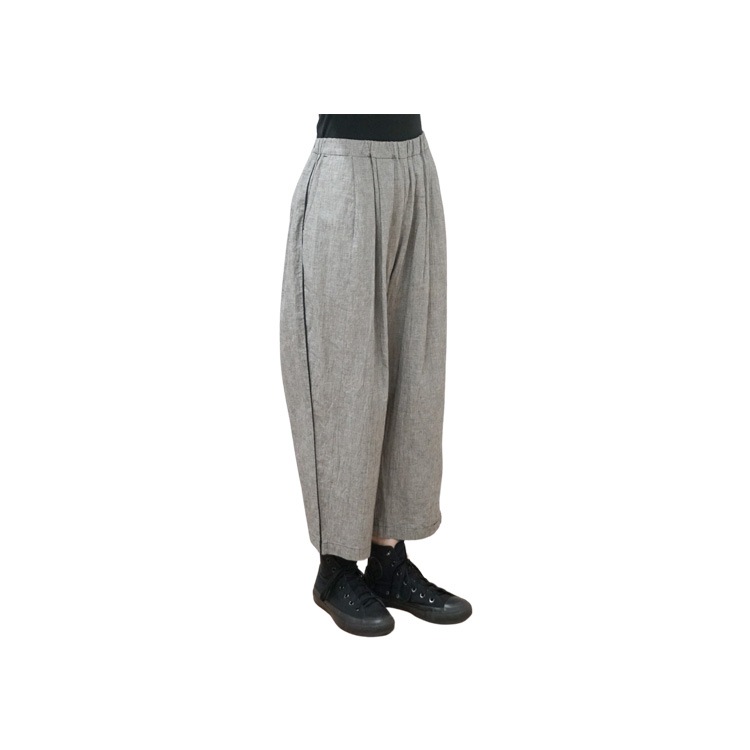 C/Lワッシャーチェック カーブパンツ｜Y's for living +fabric furnishings