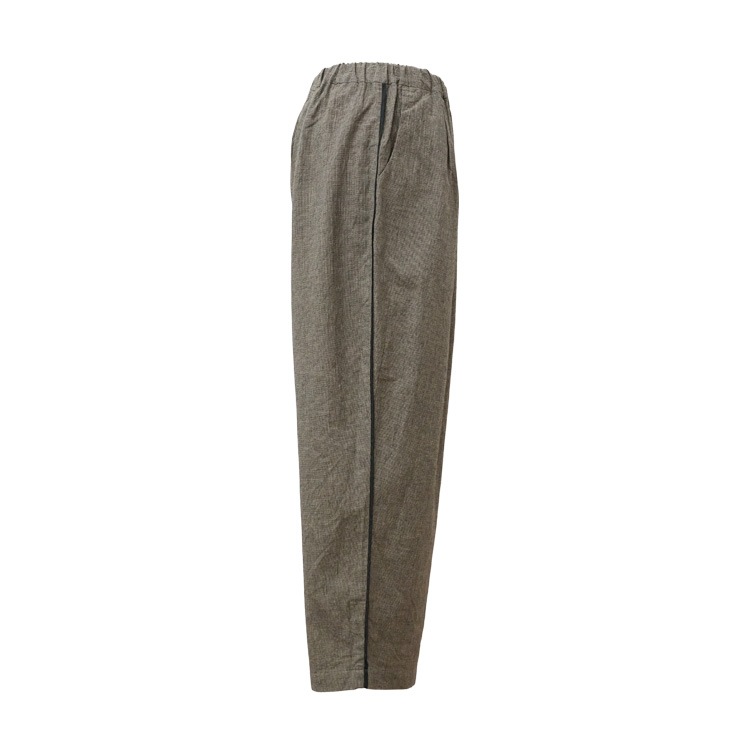 C/Lワッシャーチェック カーブパンツ｜Y's for living +fabric furnishings