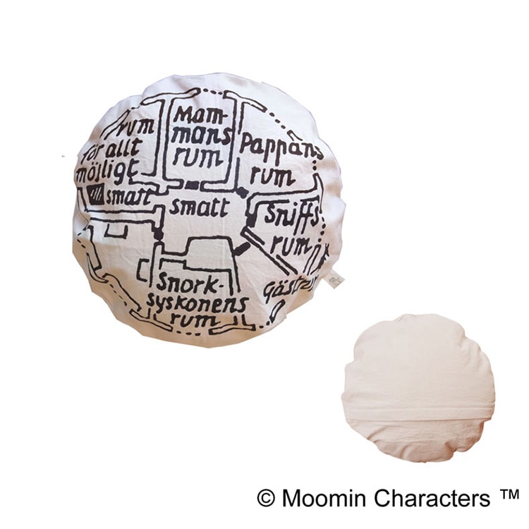 MOOMIN×a part of me.】オックスおうちの中プリント 2Fプリント