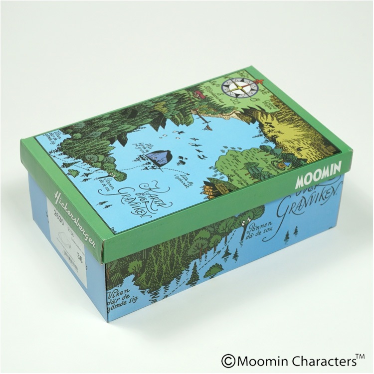クリィミーマミ サンダル レトロ MOOMIN×a part of me.】グラフィックリトルミイ ハーブサンダル