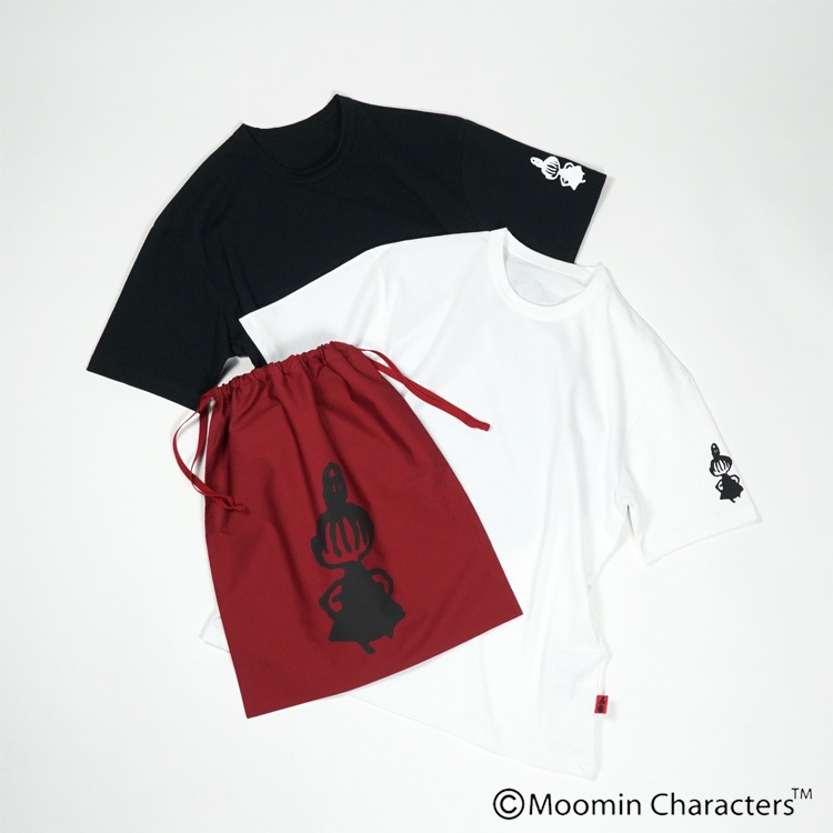 ゆらりさま専用　新品未着用♪ムーミンTシャツ♪ワイズフォーリビング♪ 新品☆ワイズフォーリビング☆MOOMIN☆ミムラ＆MANプリントワイド トップス