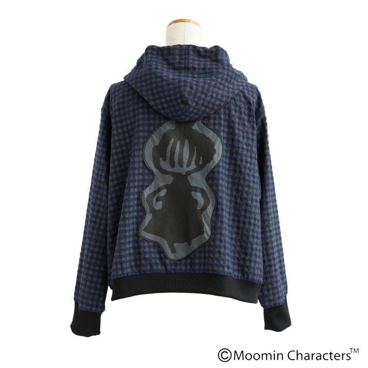 【MOOMIN×a part of me.】ギンガムワッシャー　パーカー【美品】 MOOMIN×a part of me.】T/Rギンガムワッシャー パーカー｜Y's for