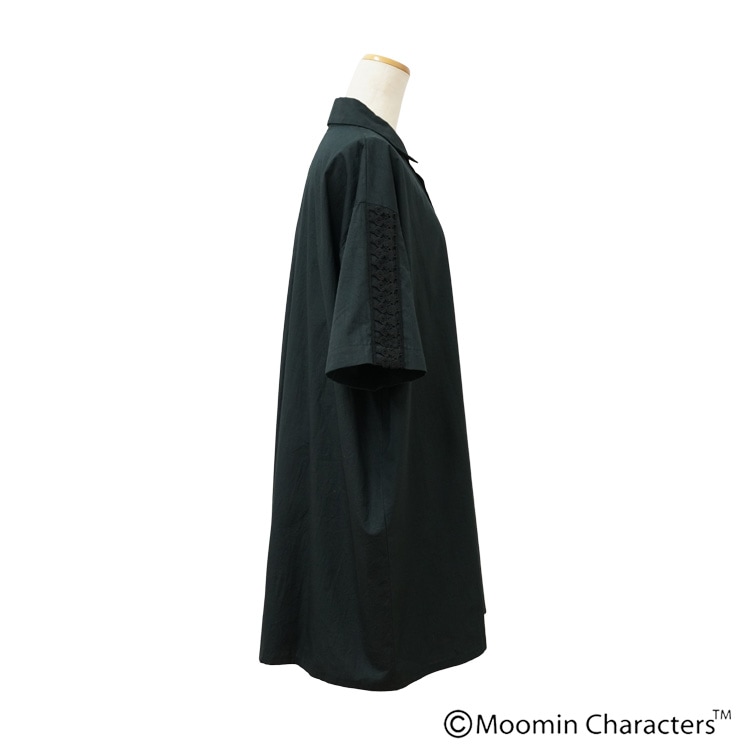 Moomin×apart of me. ロングワンピース 黒 F *CD1367 MOOMIN×a part of me.】スムース ジャンパードレス｜Y's for