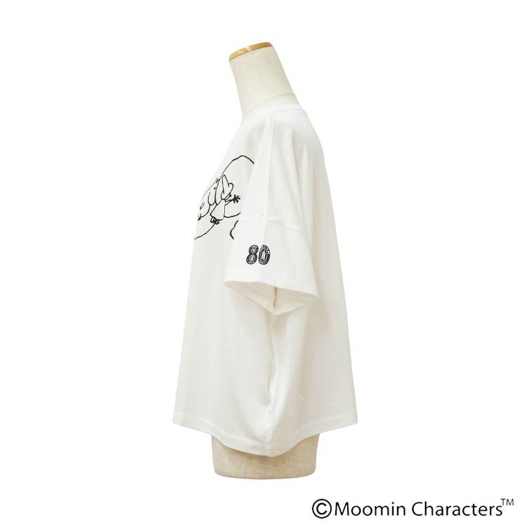 MOOMIN×a part of me.】ライトC/R天竺なげなわプリント 半袖