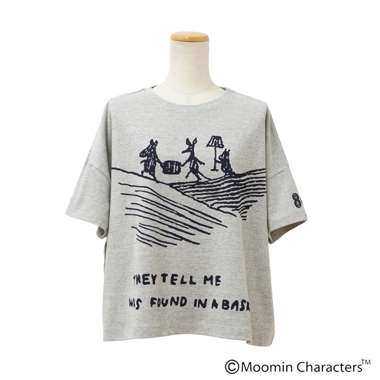 MOOMIN×a part of me.】ラフC/R天竺 半袖ショートシャツ｜Y's for