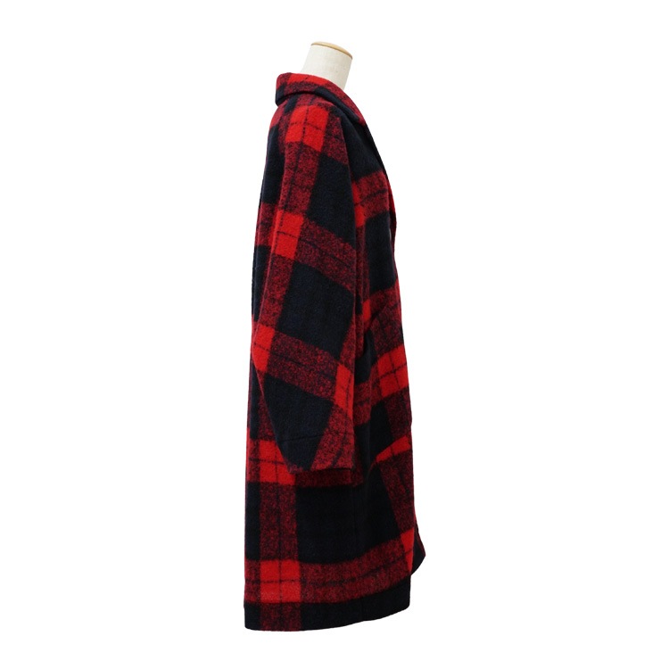 新品PHEENYチェックガウン ウール起毛チェック ガウン｜Y's for living +fabric furnishings