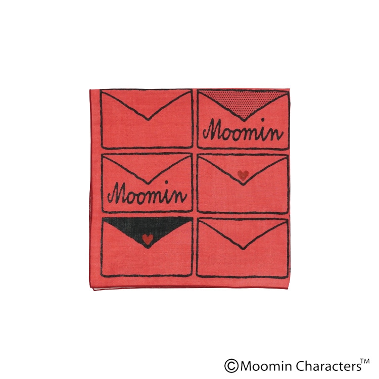 みんみん♡ページ MOOMIN×a part of me.】ガーゼレタープリント バンダナ｜Y's for