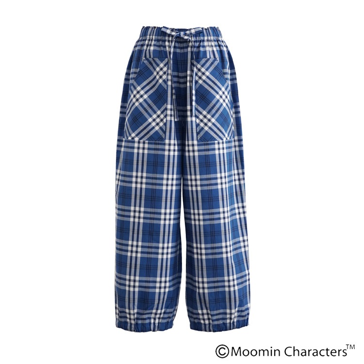 MOOMIN×a part of me.】チェックリトルミイプリント パンツ｜Y's