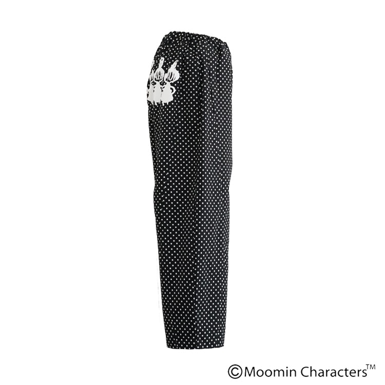 ◎Y's for living a part of me ムーミンコラボ パンツ MOOMIN×a part of me.】チェックリトルミイプリント パンツ｜Y's