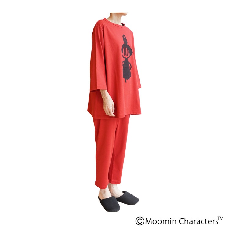 Pikmin ベージュ ルームウェア　あゆ！ MOOMIN×a part of me.】《ONLINE SHOP限定》40/2天竺 リトルミイ