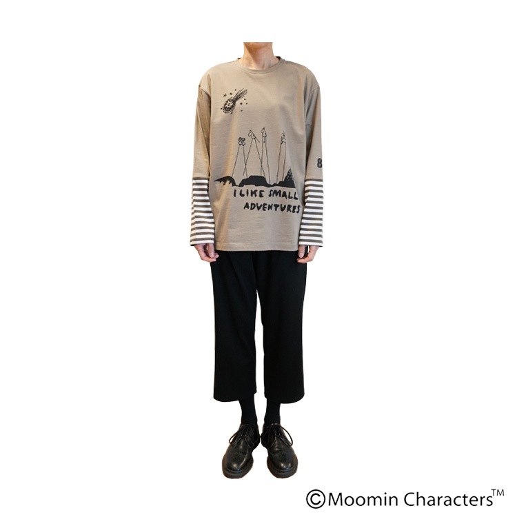 Moomin×apart of me. ロングワンピース 黒 F *CD1367 コラボアイテム＆インポートアイテム - Y's for living + fabric