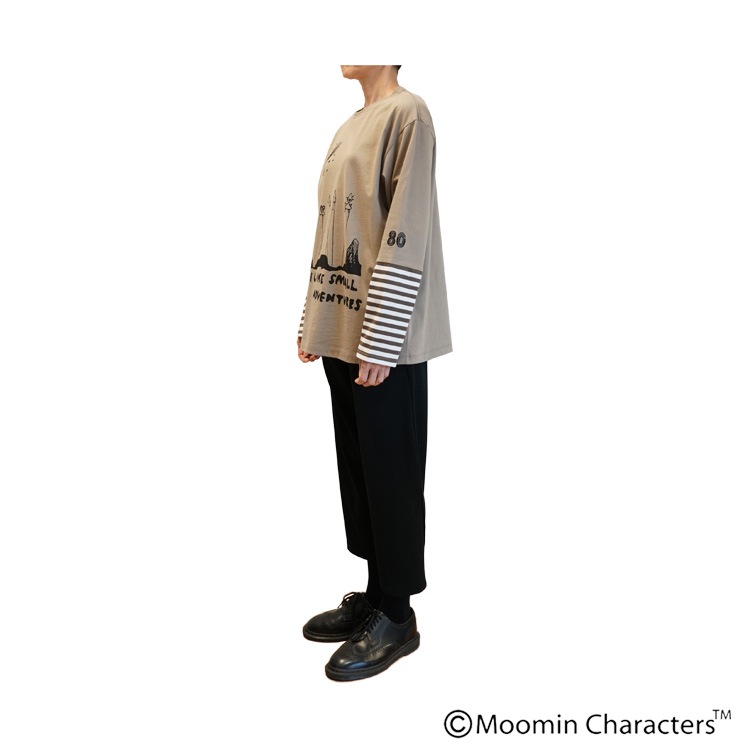 ワイズフォーリビング　パンツ　ムーミン　ミー MOOMIN×a part of me.】C/R天竺 パンツ｜Y's for living +fabric
