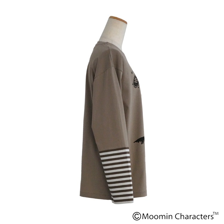 MOOMIN×a part of me.】ソフト天竺＋ボーダー 長袖シャツ｜Y's