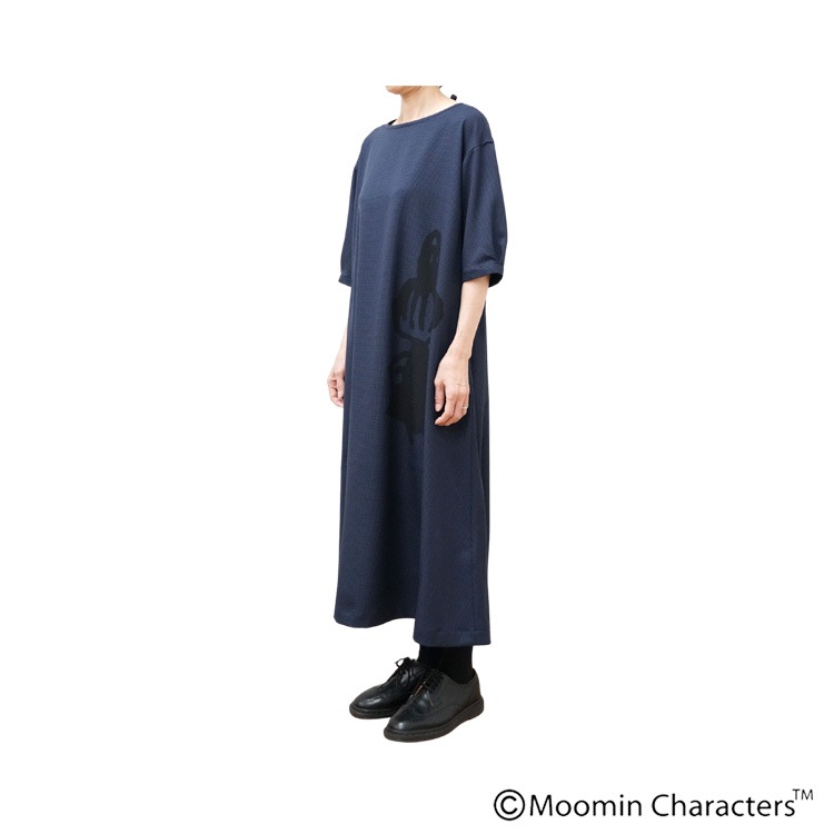 Y’s for living ×a part of me 半袖 ロングワンピース MOOMIN×a part of me.】ギンガムチェック ワンピース｜Y's for living