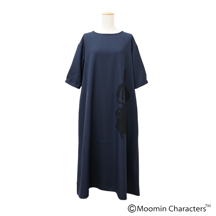 Y’s for living ×a part of me 半袖 ロングワンピース MOOMIN×a part of me.】ギンガムチェック ワンピース｜Y's for living