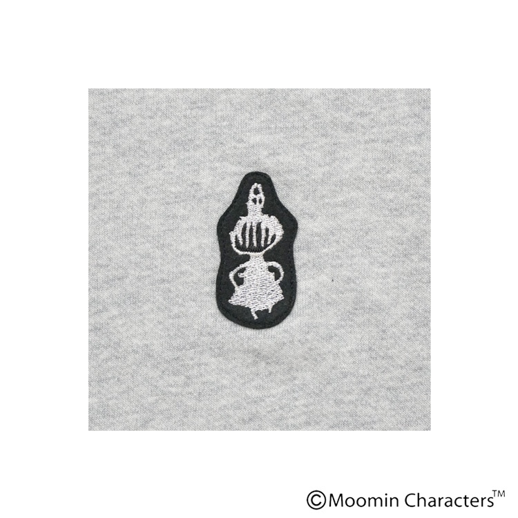 MOOMIN×a part of me.】ガーゼ裏毛リトルミイワッペン 切替シャツ｜Y's