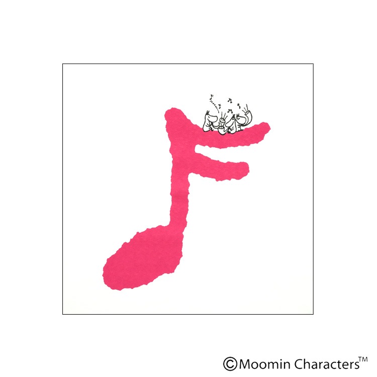 MOOMIN×a part of me.】ラフ天竺 音符プリントシャツ｜Y's for living