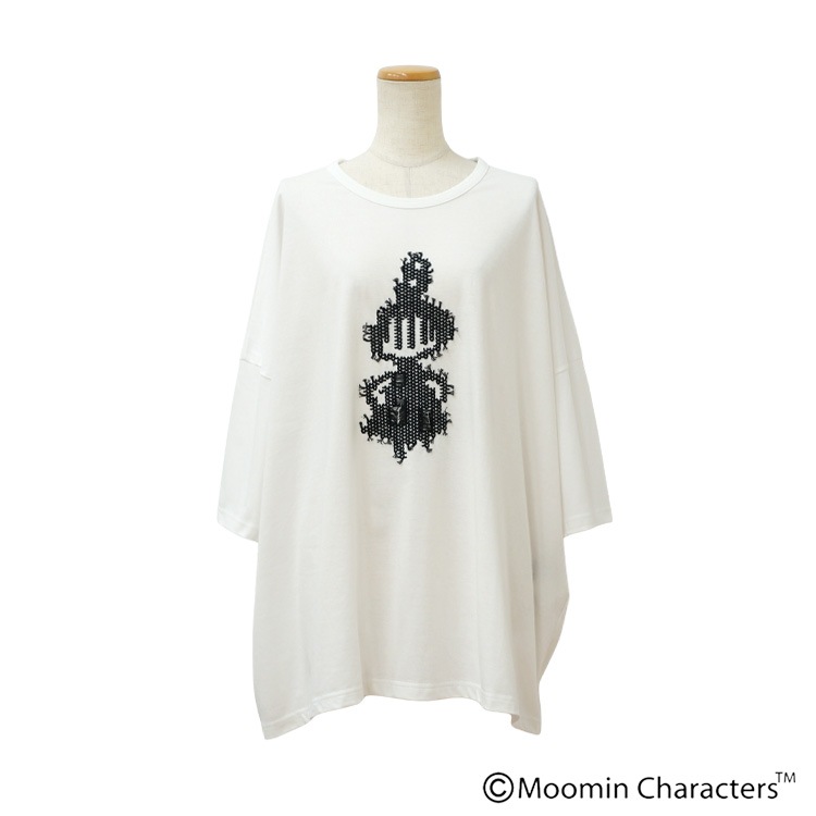 その他 Littlemy MOOMIN×a part of me.｜Y's】40/2コーマ天竺 リトルミイ刺繍