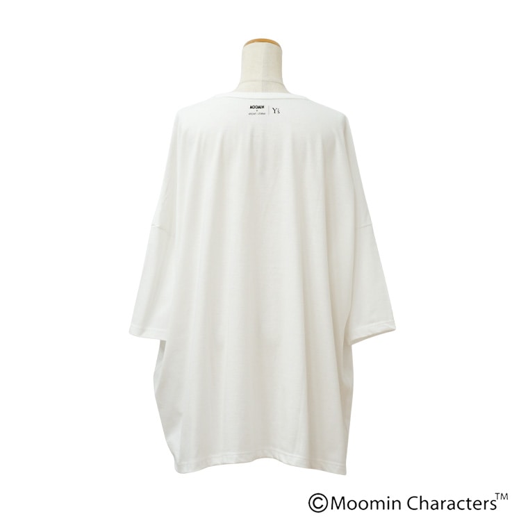 MOOMIN×a part of me.｜Y's】40/2コーマ天竺 リトルミイ刺繍シャツ