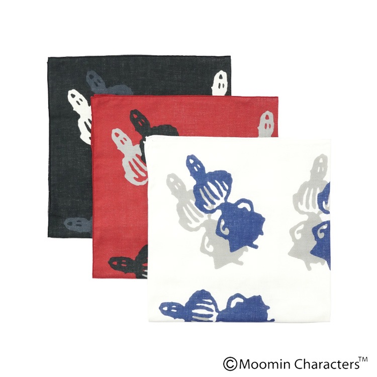 MOOMIN×a part of me.】ガーゼ シャドウリトルミイプリントバンダナ