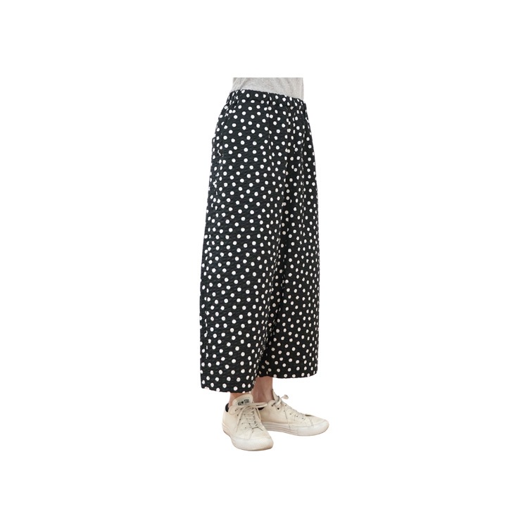 ド*ン様 Y's for living★リップルドット ペンギンパンツ★今季 リップルドット ペンギンパンツ｜Y's for living +fabric
