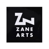 ゼインアーツ ZANEARTS スクエアステッカー ブラック AC-005