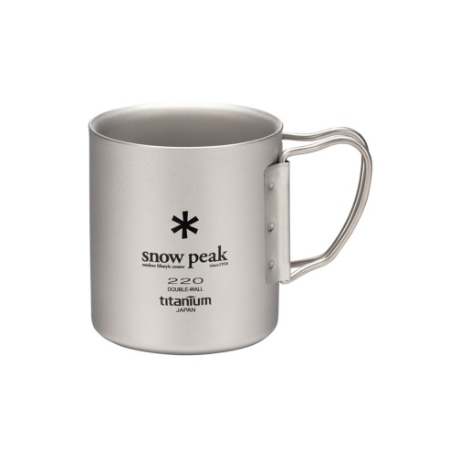 スノーピーク SnowPeak チタンダブルマグ 220ml フォールディング