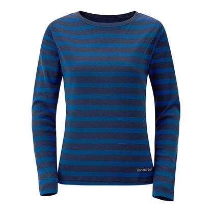 モンベル mont-bell WIC.ボーダー ロングスリーブT Women's（レディース）1114544