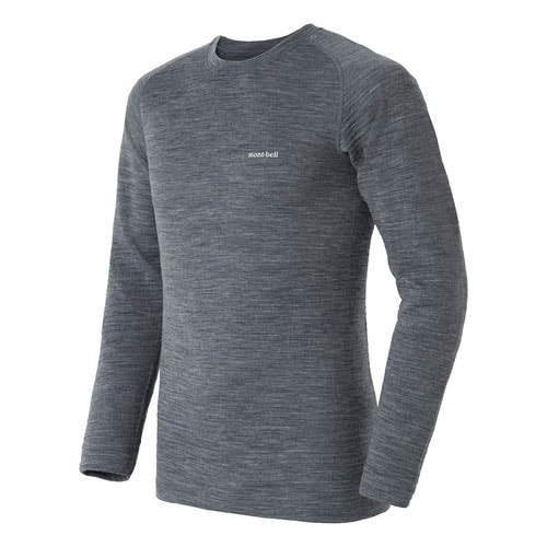 モンベル mont-bell スーパーメリノウール EXP. ラウンドネックシャツ