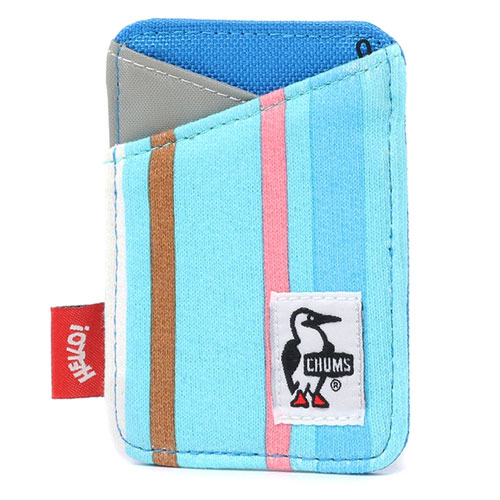 チャムス CHUMS トリコロールパスケーススウェットナイロン CH60-3737