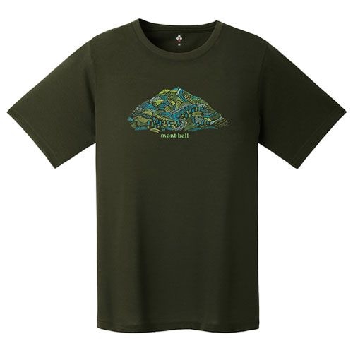 モンベル　mont-bell U.Lダウンシャツ　オリーブSサイズ mont bell - 美品 mont-bell オリーブ Tシャツ Sサイズの通販 by