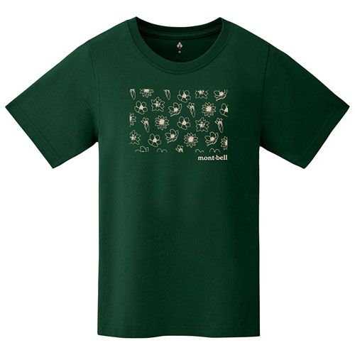 モンベル mont-bell ペアスキンコットン T Women's 花模様（レディース） 2104839