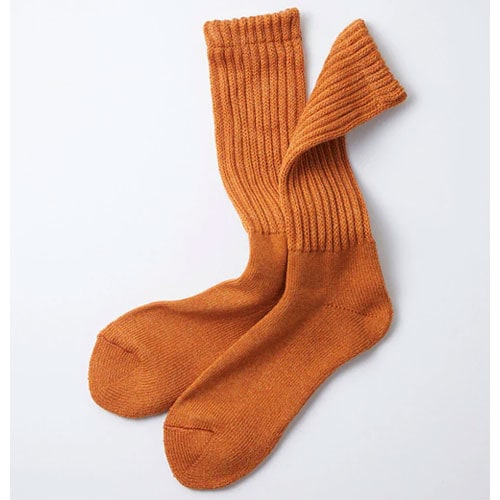 ロトト ROTOTO LOOSE PILE CREW SOCKS　R1334